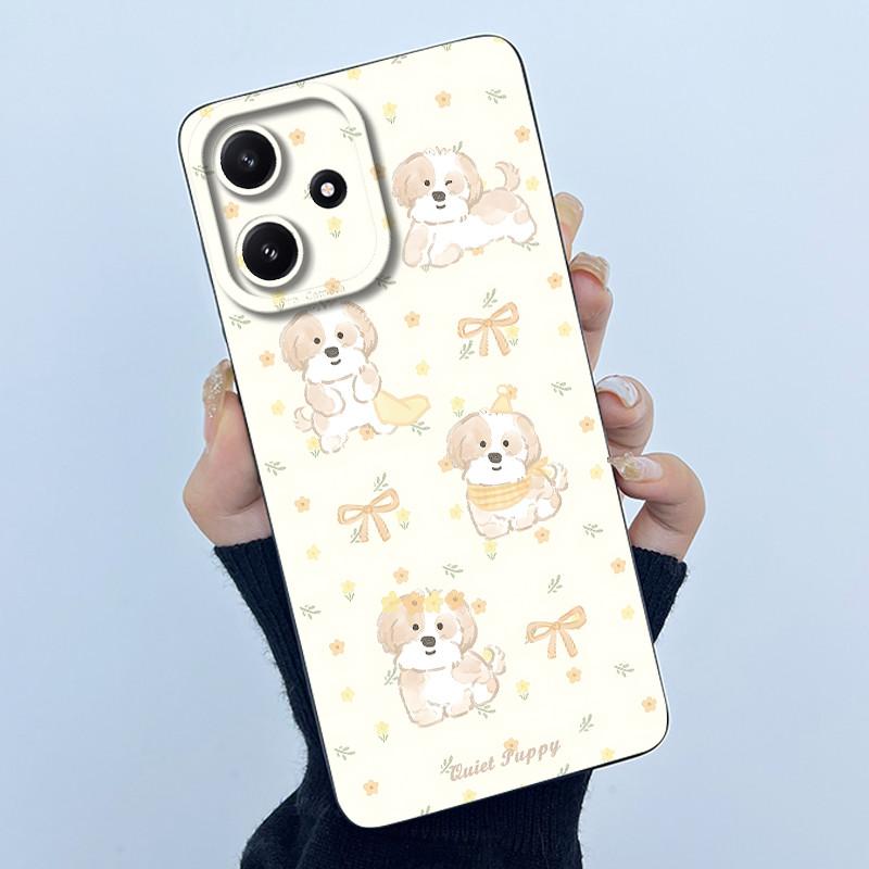 Phone Case For Xiaomi POCO M6PRO 5G Redmi Note 12R 5G Cute Panda Sweet Girls Cats Shockproof Silicone Back Cover For Redmi 12 5G