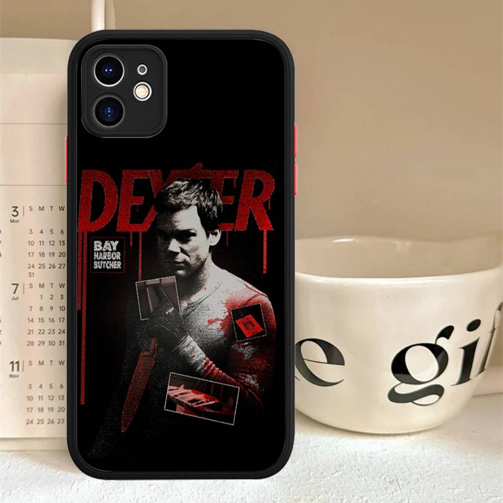 Чехлы для телефона Декстер Морган Для IPhone 16 15 14 Plus 13 12 11 Pro Max Матовый Мягкий Бампер Чехол для телефона
