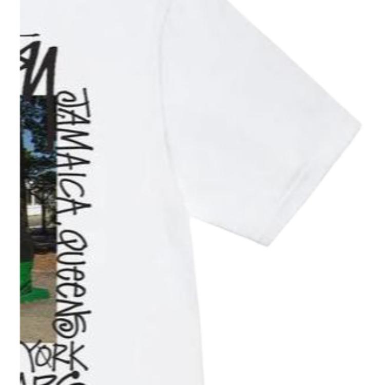 Stussy X Denim Tears Футболка Farmers Blvd 'Белый' Мужская 3903832