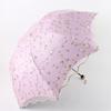 New Fashion Floral Embroidery Lace Folding Princess Umbrella Summer Outdoor Portable UV Protection Sun Umbrella Sunny Umbrella