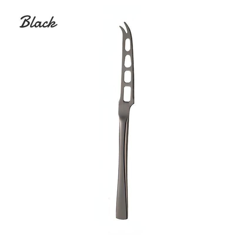 Stainless Steel Butter Knife with Hole Multifunctional Cheese Dessert Jam Knife Cutlery Tool Kitchen Toast Bread Knife