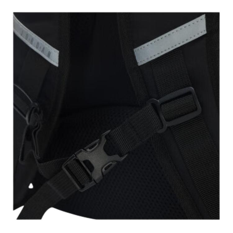 New Jordan Polyamide Backpack Medium Size Unisex Black JD2533057GS-001