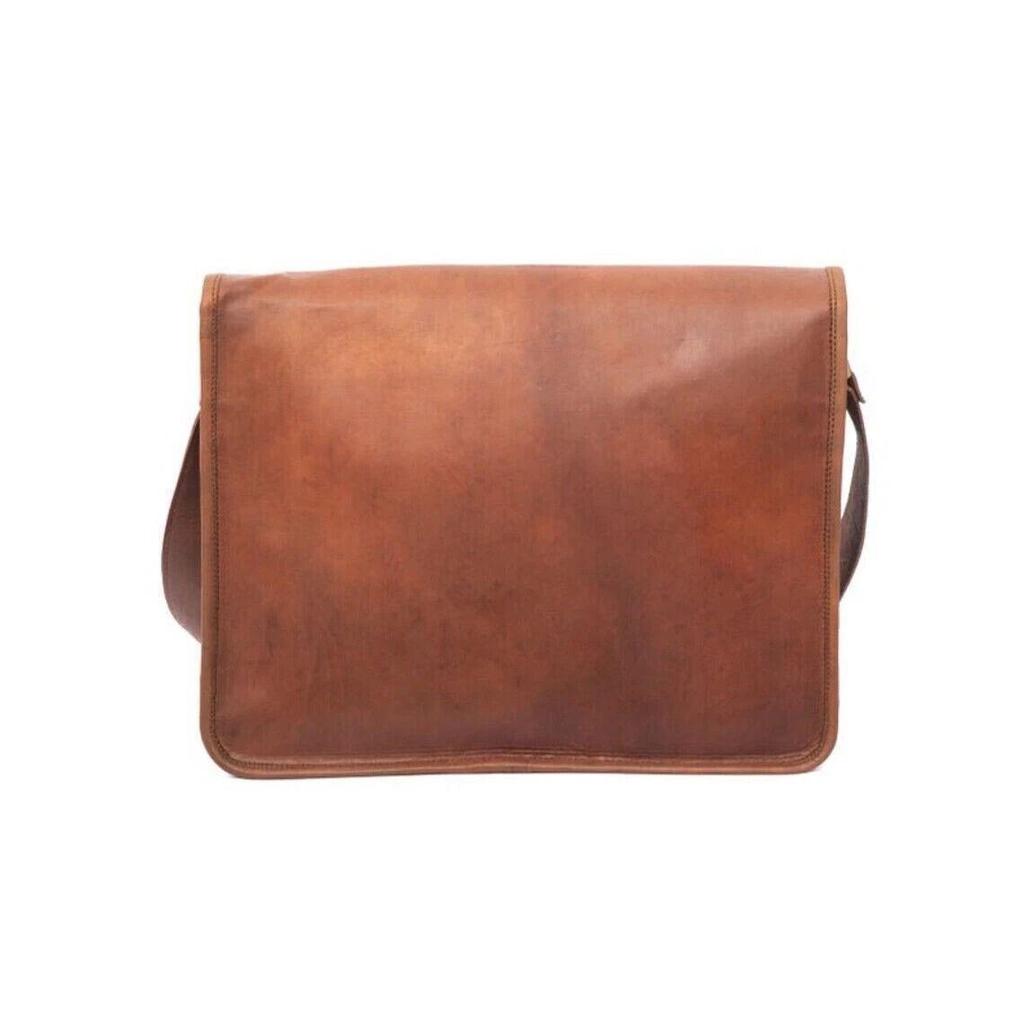 Мужская большая сумка-мессенджер из винтажной кожи, на плечо, для ноутбука, портфель