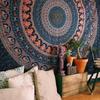 BLESS INTERNATIONAL Indian Hippie Bohemian Psychedelic Mandala Wall Hanging Bedding Tapestry