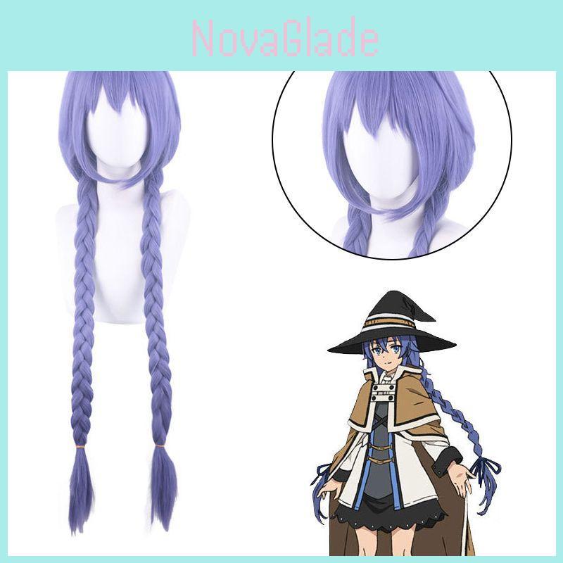 Vibrant Mushoku Tensei Roxy Migurdia Wig Crafted From Lush Long Purple Simulation Hair For Anime Fans