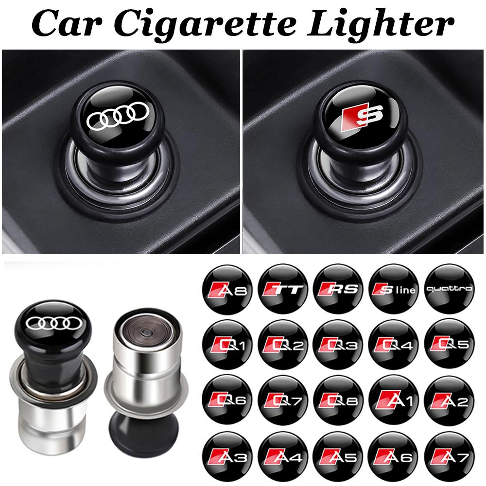 12V Portable Car Cigarette Lighter Professional Cigar Lighter Auto Decor Accessories For S S SLINE RS TT QUATTRO A4 A5 A6 Q5