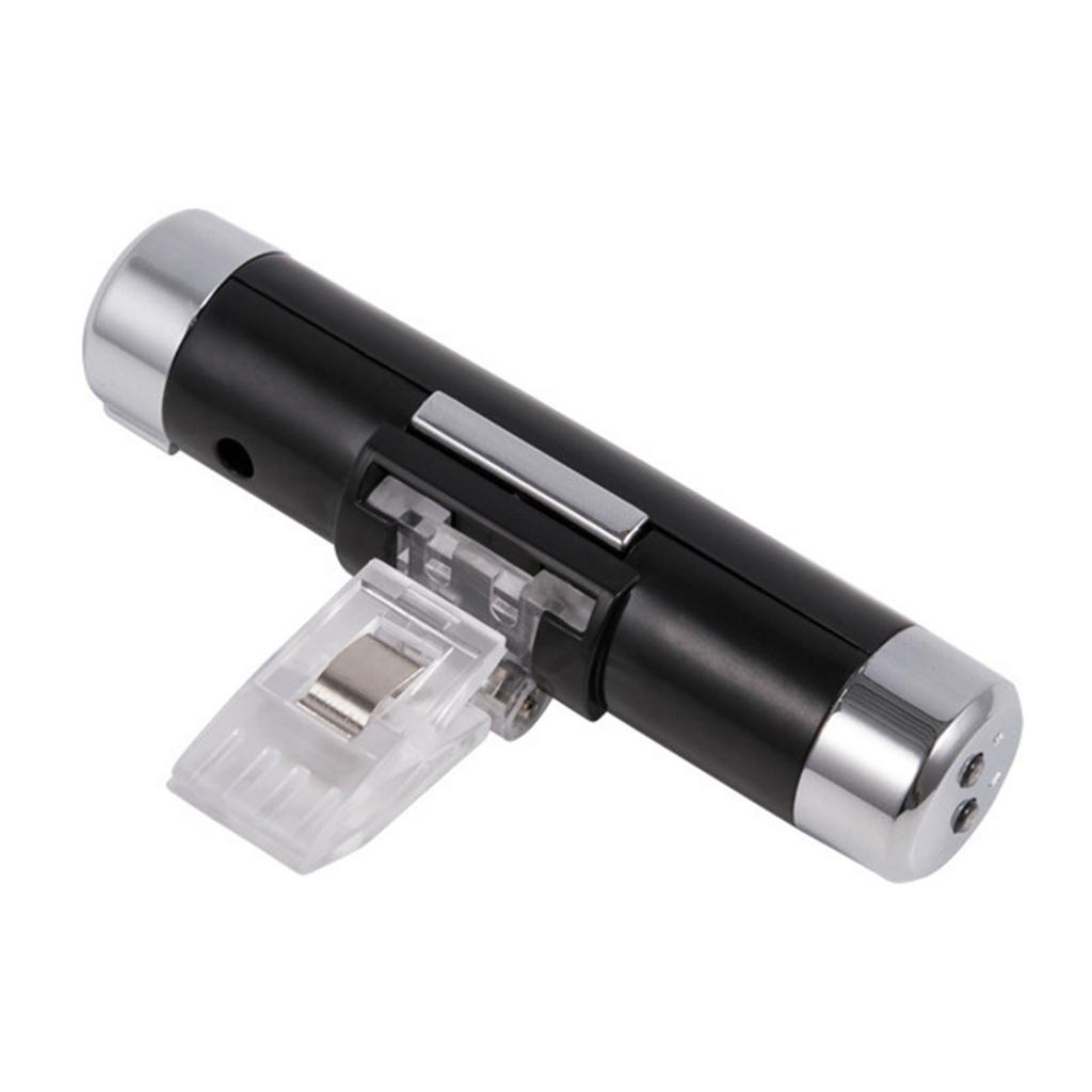 2 в 1 Автомобильные электронные часы-термометр Светящийся светодиодный цифровой дисплей Выход вентиляционного отверстия Термометр