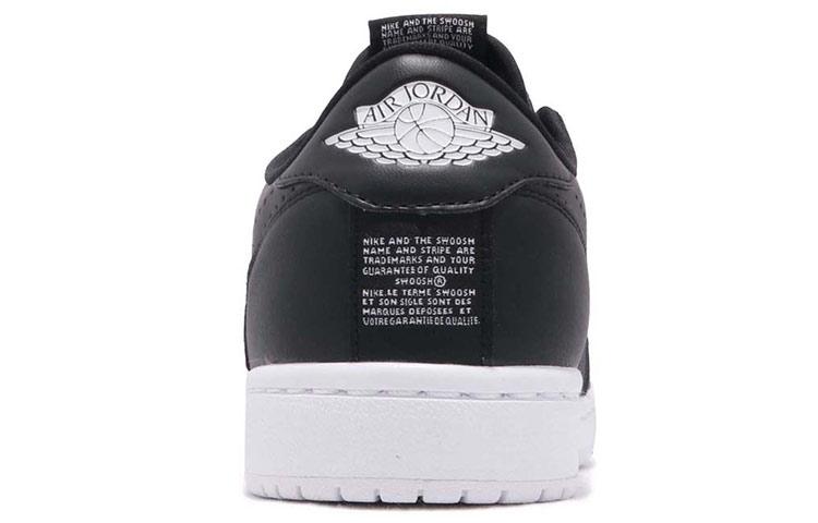 Jordan 1 Ретро Низкие Скользкие Черно-Белые Женские AV3918-001