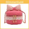 Border Bow Lace Childrens Shoulder Bag Pu Material Suitable For Matching Daily