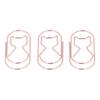 4 Box Cute Cat Paper Clip Fun Shaped Plated   Paper Clamp Book  Clips Wire Book  for File Classification