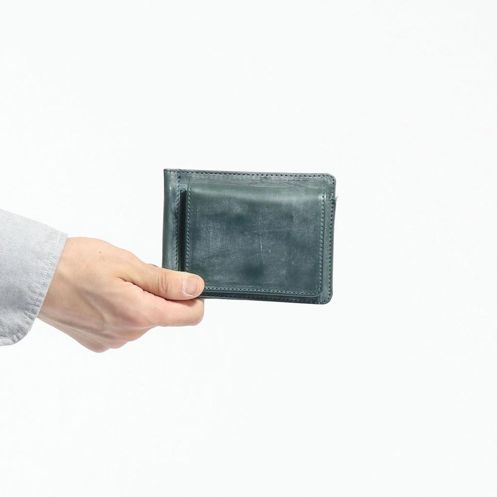 Glenroyal Money Clip with Coin Purse, 03-6164, OXFORDTAN (Brown x Green)