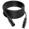 HOLDLAMP 10ft DMX Cable, 3m 3-Pin DMX Cable with XLR Male To Female Metal Connectors