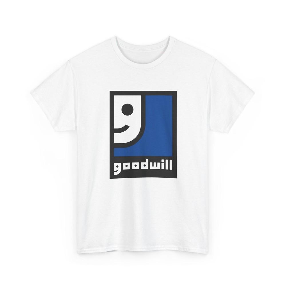 Goodwill Unisex Graphic White Tshirt Cotton Tee Sizes S-3XL Thrift Store Fans Unisex T-Shirt