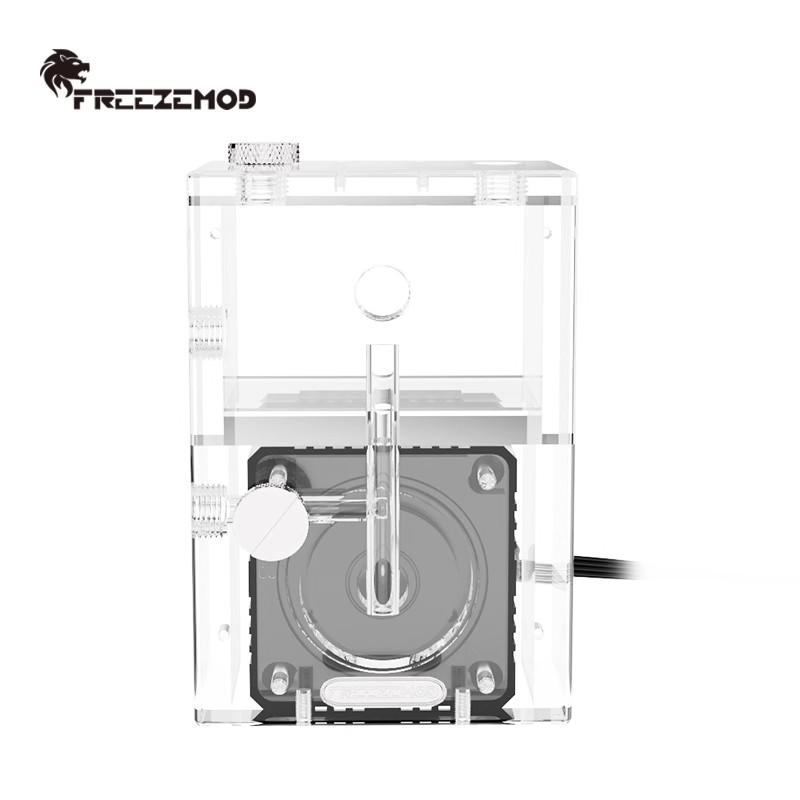 FREEZEMOD Square Reservoir+Pump Combo AIO Modular Design, 650L/H Centrifugal Pump-core 150ml , PUB-EG6-FX-240