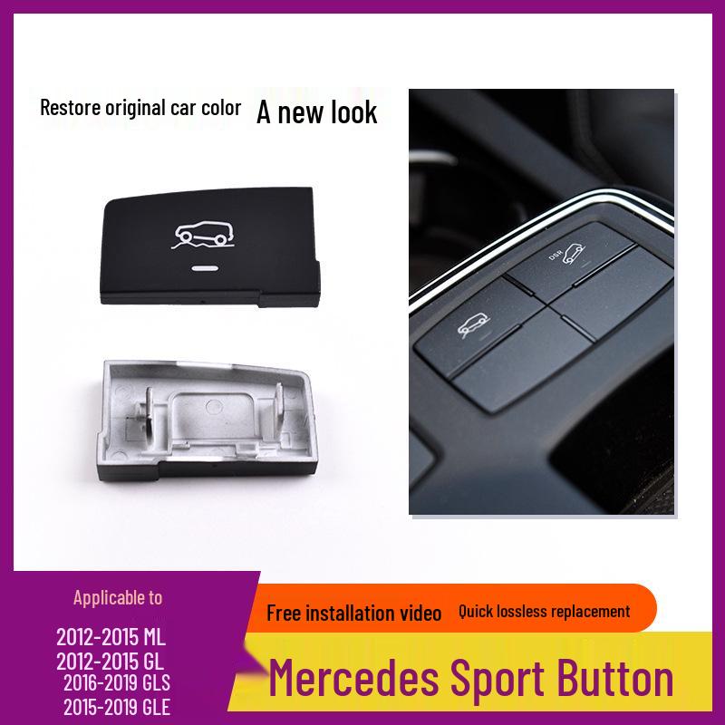 Mercedes ML/GL Class Center Console Sport Button Cover: GLE350 W166 Multifunction.