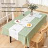 Waterproof Nordic Tablecloth: Oilproof, Scratch & Wear-Resistant, Easy-Clean Rectangular Coffee Table Cover for Outdoor Use