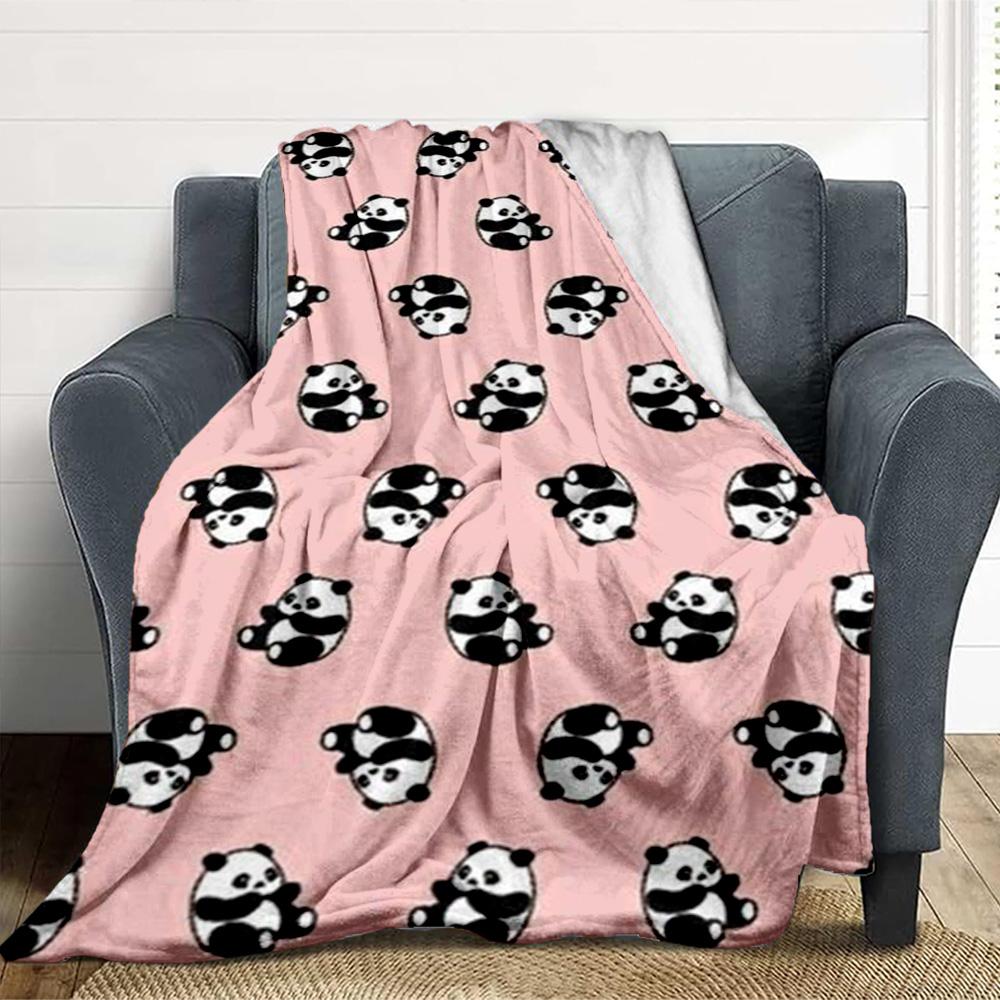 Panda Flannel Blanket Throw Blanket Soft Warm Sofa Bed Camping Car home Decor Unique Christmas Gift C9302209