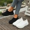 2024 New Fashion Solid Color Mesh Breathable and Comfortable Round Toe Outer Wear Low Heel Women's Sports Shoes Zapatos Mujer