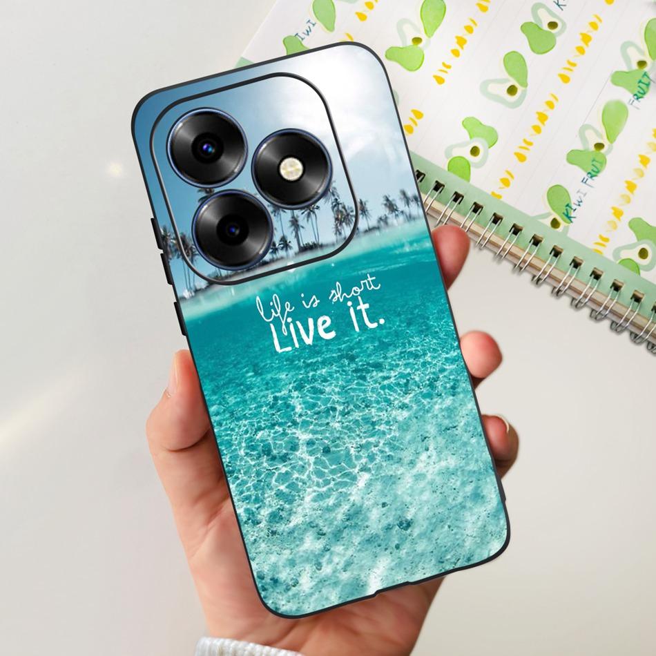 Для чехла Itel S23 Plus S681LN itel S23 S665L Модный Элегантный Расписной Мягкий Силикон ТПУ Задняя Крышка Телефона Для Itel S23+ S23Plus