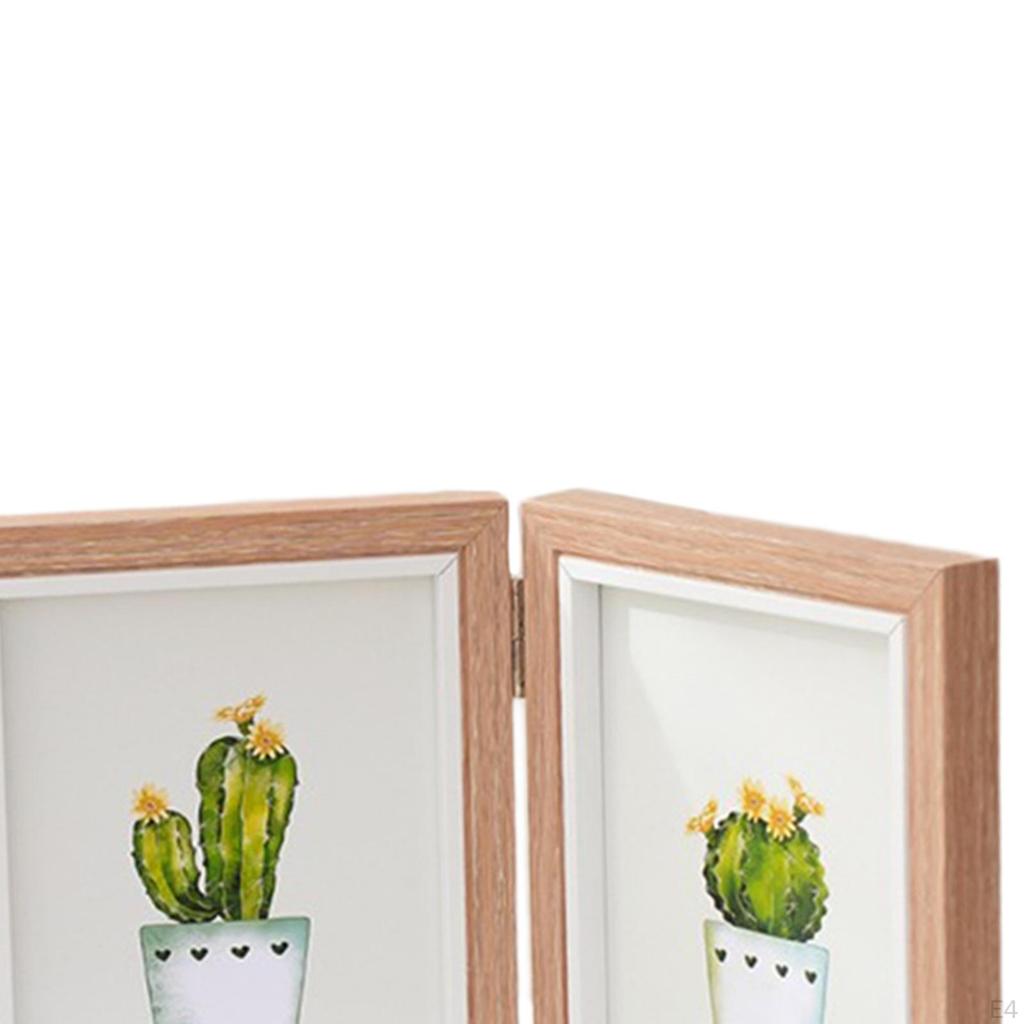 4x6 Photo Frame for Family Images - Vertical Display Holder Home