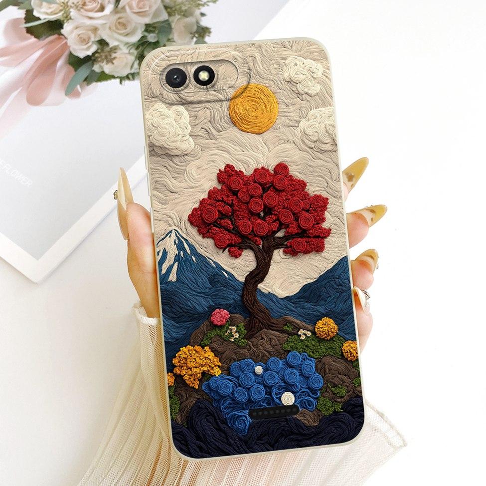 Чехол Для Redmi 6A Чехол Модный Мультяшный Милый Смешной Расписной Силиконовый Чехол Для Телефона M1804C3CG M1804C3CH M1804C3CI