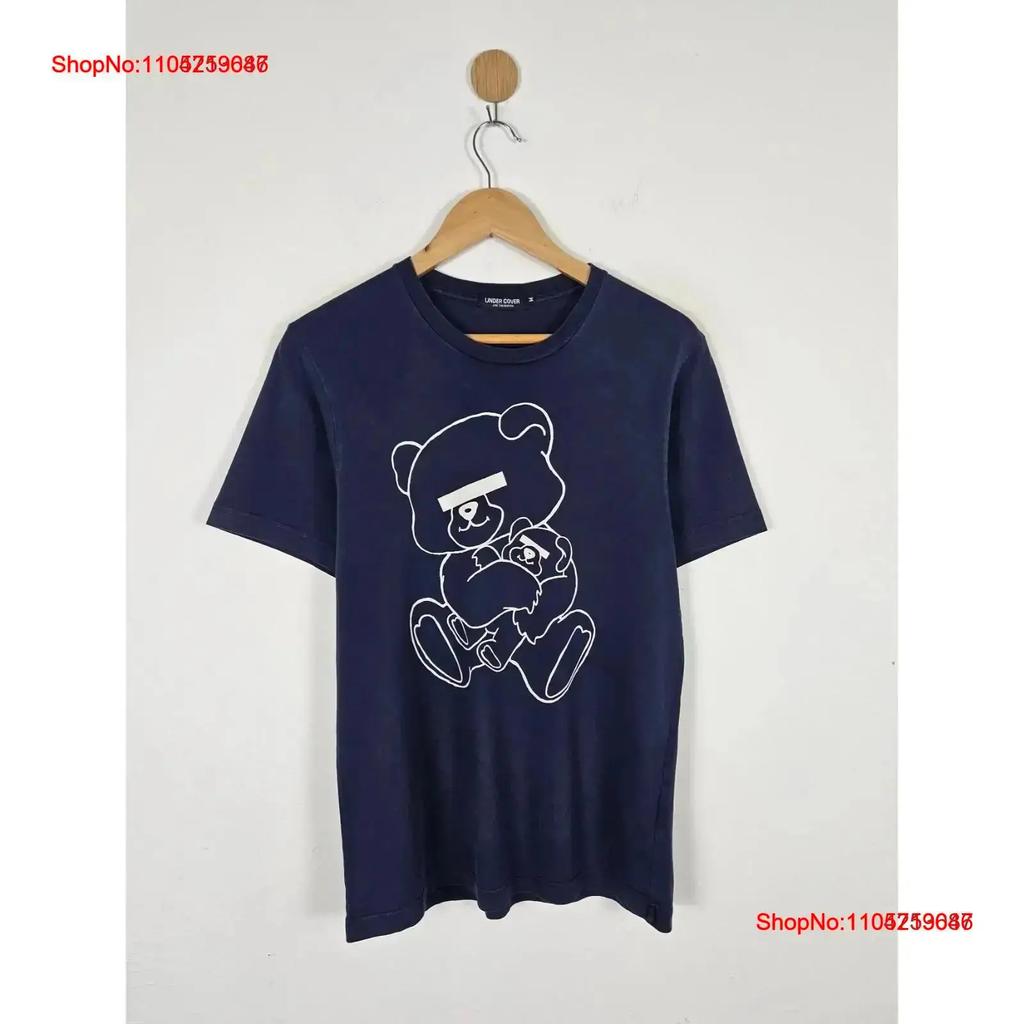Undercover Jun Takahashi Bear shirt vintage Washed Casual Top For Everyday Wear Slightly Versatile Stylish Breathable Soft