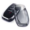 Transparent Key Fob Case Cover For Toyota Sienna Venza Hilux Car Key Case Full Cover Fob Accessories