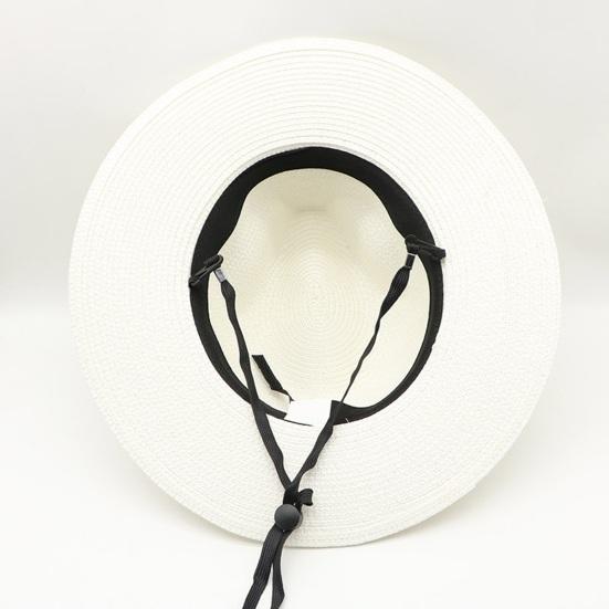 Пляжная соломенная шляпа от солнца для женщин с широкими полями, защита от солнца, плетеная шляпа, летняя складная, компактная, сворачивающаяся кепка для путешествий