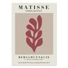 Abstract Matisse Line Face Coral Leaves Wall Art Canvas Painting Nordic Posters Prints Wall Pictures For Living Room Home Decor
