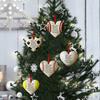 Heart-shaped Baseball Ornament Sporty Christmas Tree Hanging Pendant Birthday Valentine Day Decoration