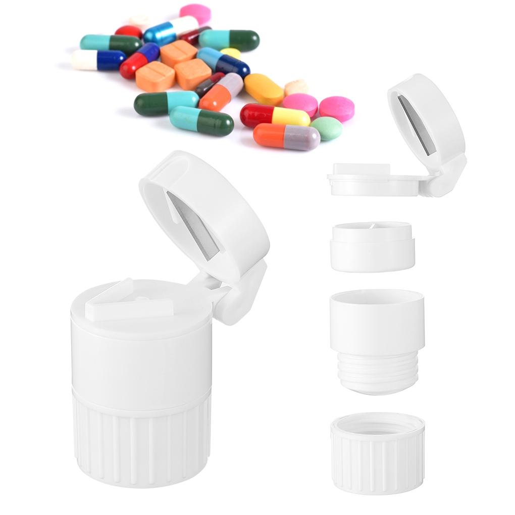 Таблетки в виде порошка, многофункциональные медицинские товары, дробилка для хранения, артефакт, легкий пластиковый контейнер, чехол