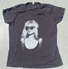 Женская футболка Blondie Серый портрет XL Новая волна 70-х Нью-Йорк Дебби Харри