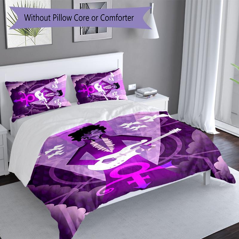 3pcs Purple Rain3 pattern bedding set duvet cover set includes duvet cover &pillowcases, perfect all season bedroom decoration & gift