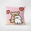 Korean Line Puppy Pillow, Fresh Sofa Pillow, Modern Chair Back Line Pillow Cover, Living Room Cushion Cover