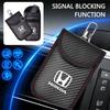 CLVRX1 Car Key Case Signal Blocker Bag RFID Shielding Pocket For Honda Civic XR-V CR-Z CRV HRV City Accord Legend Jazz RR VTi Fit