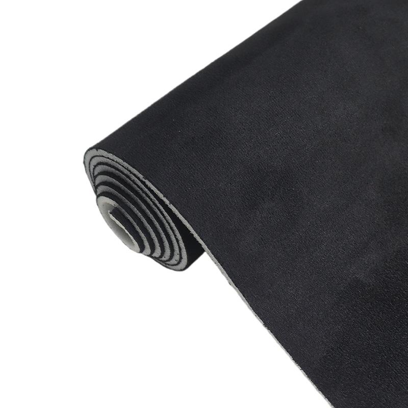 50см*140см Черный Цвет Замшевая Композитная Губка Ткань Ткани для Модификации Салона Крыши Автомобиля для DIY Декора Мебели Ремонт