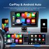 CarPlay Android Auto Автомобильный мультимедийный видеоплеер 7-дюймовый портативный сенсорный экран с AUX-радио для камеры заднего вида 32G TF карта