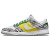 Кроссовки унисекс Dunk Low Doernbecher 2022 Белый Черный Зелено-Яблоко DR7305-100