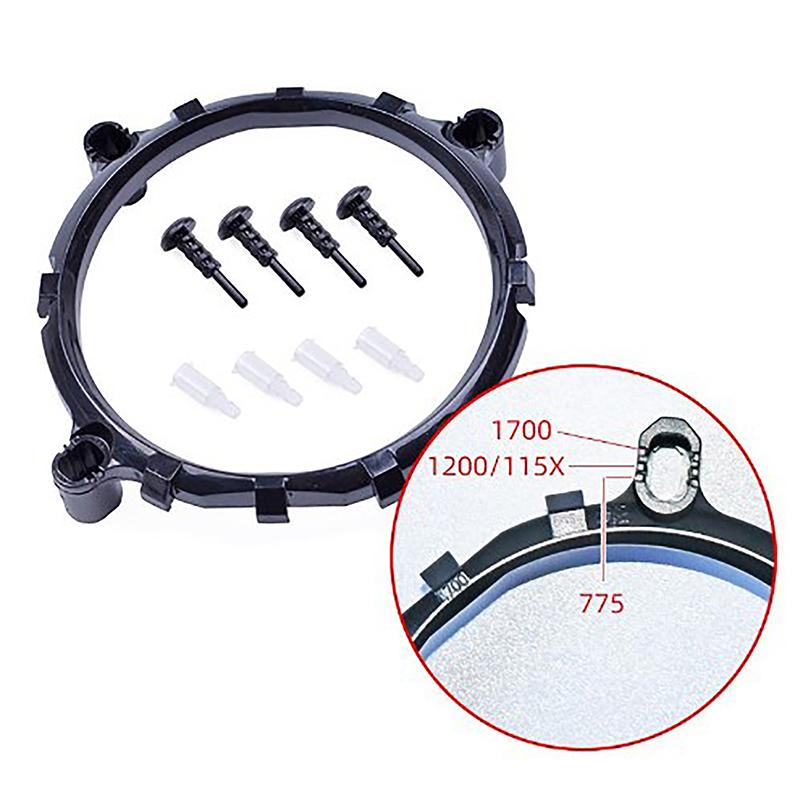 775-115X-1700 9 In1 Кронштейн вентилятора кулера процессора Вентиляторы охлаждения радиатора ПК Основание держателя радиатора для Intel Lga 775/1700/1200/1151