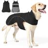 Dog Coat, Waterproof Winter Jacket,Warm Windproof Jacket, Reflective Adjustable Turtleneck Coats for Dogs with Hook & Loop