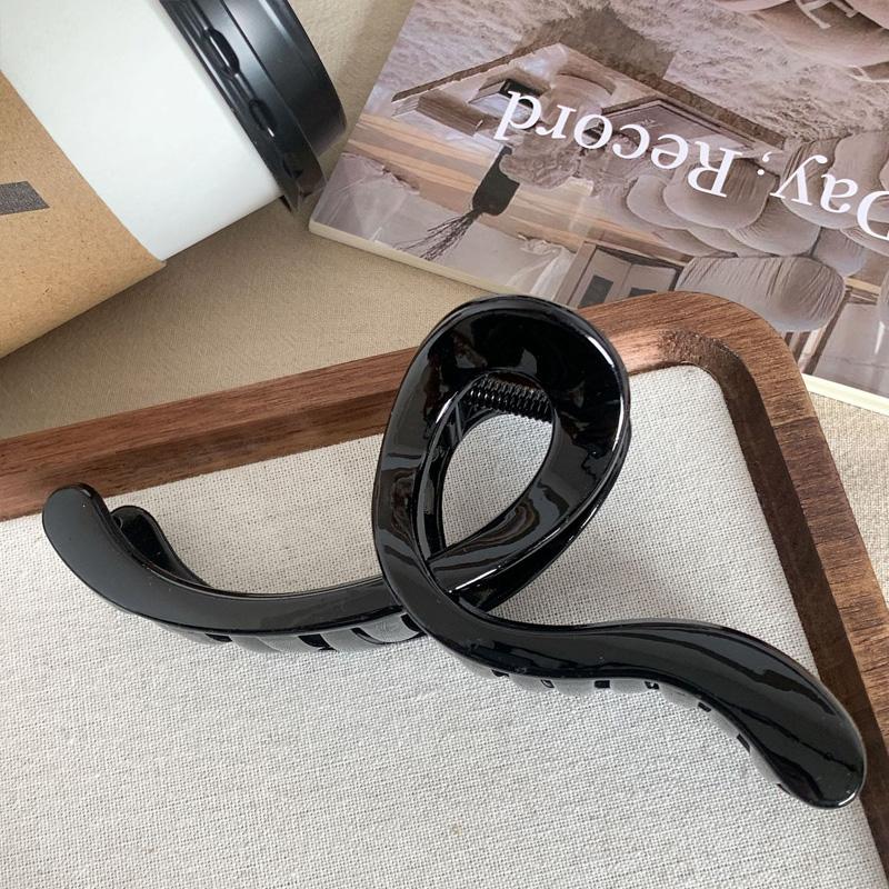 1 шт. Крабовая клешня, элегантная шпилька, роскошные аксессуары для девочек, модные акриловые заколки для волос, волнистые