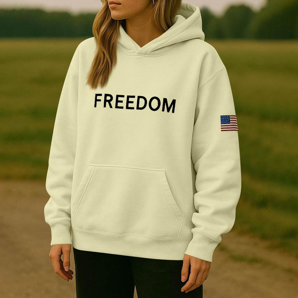 Женская модная повседневная толстовка с длинным рукавом, принтом и круглым вырезом