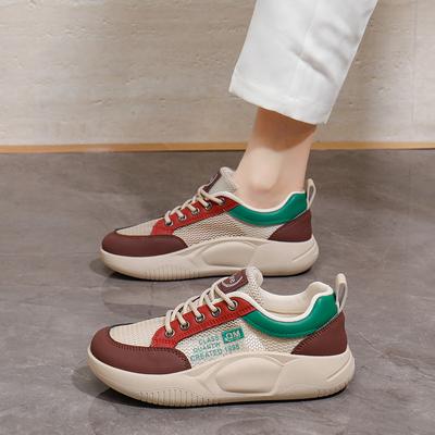 Модная повседневная сетчатая дышащая обувь для женщин, новые кроссовки для сноуборда, женская летняя обувь, кроссовки на толстой подошве