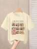 Children's Clothing Capybara Graphic T Shirts Short Sleeve Tops Tee Summer Kids Clothes Crew Neck T-Shirts Fashion Child T-Shirt
