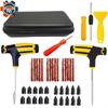 Car Tire Repair Kit Tubeless Tyre Puncture Repair Kit Studding Tool Set Bike Tire Replacement Tool Motorcycle Tire Repair Tool