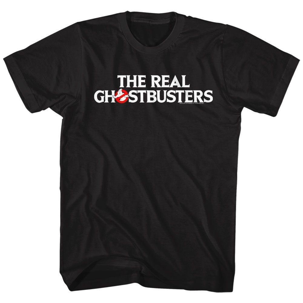 The Real Ghostbusters Logo T-Shirt_Black