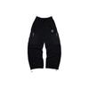 Li Ning Solid Color Side Pocket Elastic Waist Straight Leg Casual Pants Men Bottoms Black AKLSC81-2