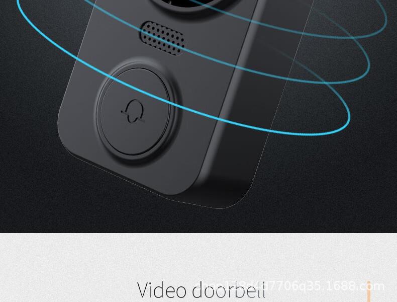 Интеллектуальный визуальный дверной звонок с монитором экрана и камерой