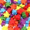 100 деревянных дополнительных битов для настольной игры Meeples, 16 мм, пешки, шахматные фигуры, оптовая замена