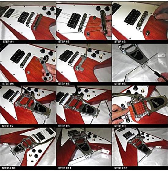 VIBRAMATE Комплект крепления Vibramate для Bigsby, совместимый с Flying V [ ] V7-VW B7, [V7-VW]